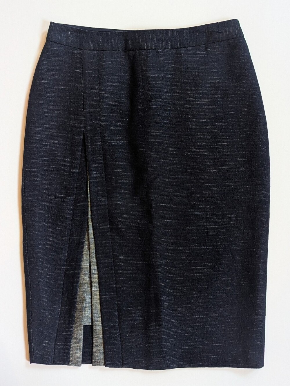 BCBG Blue Midi Suit Skirt 4
